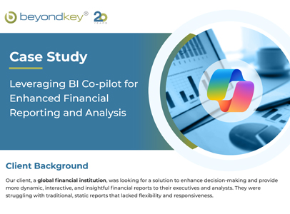 Success Story - BI Co-pilot for Financial Reporting and Analysis